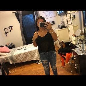 Mesh AEO tank top! Size xs!